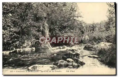 Ansichtskarte AK Environs d&#39Avallon Le Crot De La Foudre