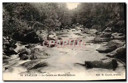 Ansichtskarte AK Avallon Le Cousin Au Moulin Cadoux