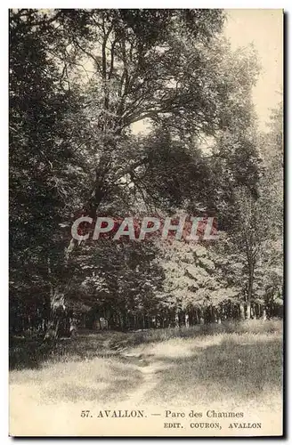 Cartes postales Avallon Parc Des Chaumes