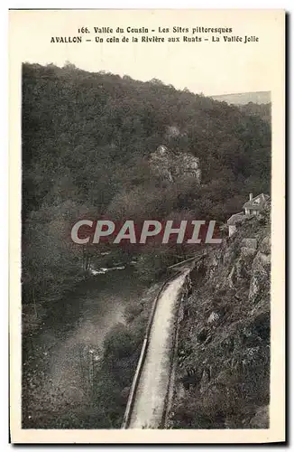 Cartes postales Avallon Un Coin De La Riviere Aux Ruats La Vallee Jolie