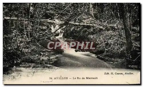 Cartes postales Avallon Le Ru De Marrault