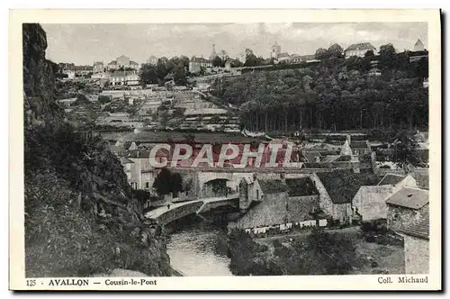 Cartes postales Avallon Cousin Le Pont