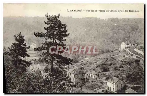 Cartes postales Avallon Vue Sur La Valle Du Cousin Prise Des Chaumes
