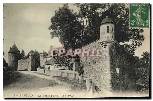 Cartes postales Avallon La Petite Porte