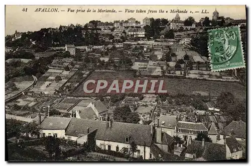 Cartes postales Avallon Vue Prise De La Morlande