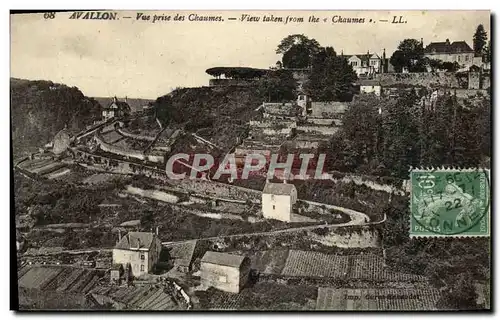 Cartes postales Avallon Vue Prise Des Chaumes