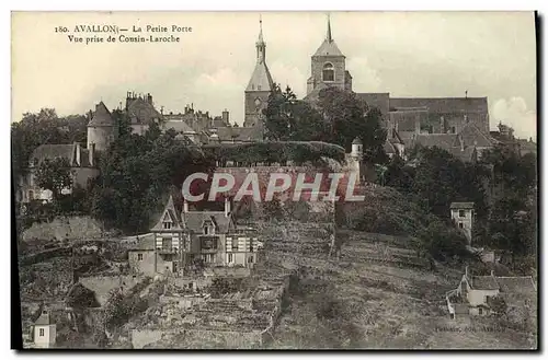 Ansichtskarte AK Avallon La Petite Porte Vue Prise De Cousin Laroche