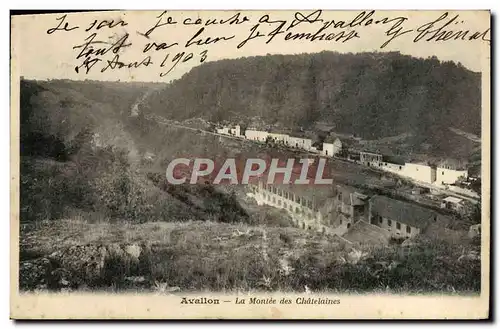 Cartes postales Avallon La Montee Des Chatelaines