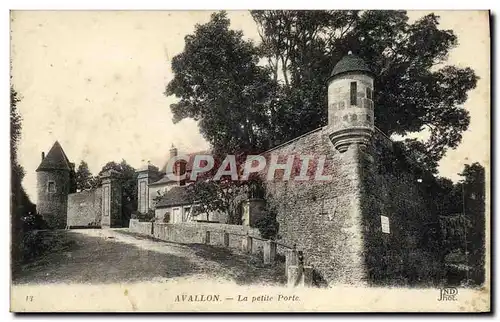 Cartes postales Avallon La Petite Porte