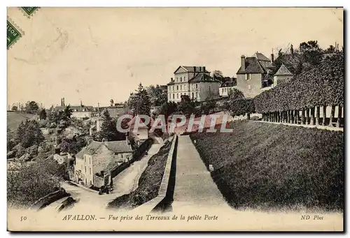 Ansichtskarte AK Avallon vue Prise Des Terreaux De La Petite Porte