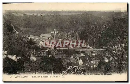 Cartes postales Avallon Vue Sur Cousin Le Pont