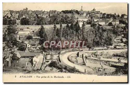 Cartes postales Avallon Vue Prise De La Morlande