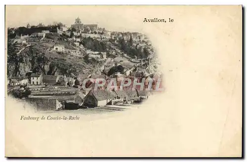 Cartes postales Avallon Le Faubourg De Cousin La Roche