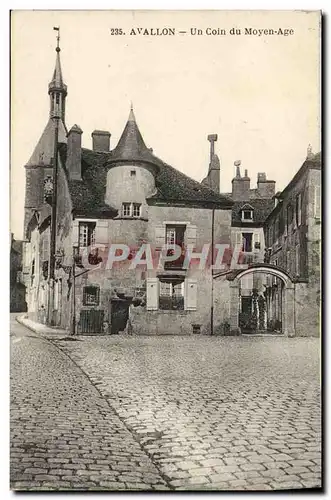 Cartes postales Avallon Un Coin Du Moyen Age