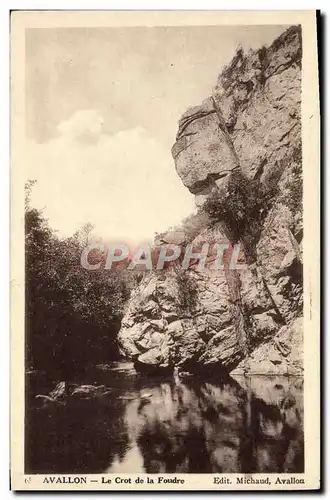 Cartes postales Avallon Le Crot De La Foudre