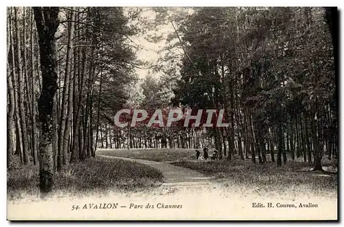 Cartes postales Avallon Parc Des Chaumes