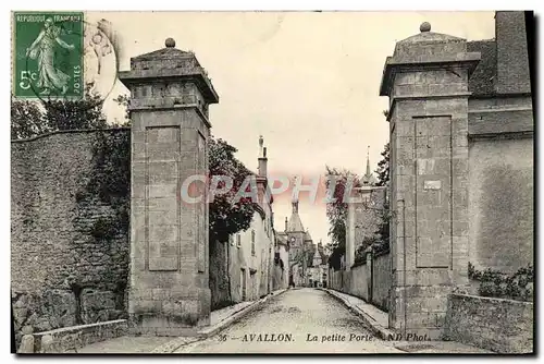 Cartes postales Avallon La Petite Porte