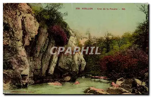 Cartes postales Avallon Crot De La Foudre