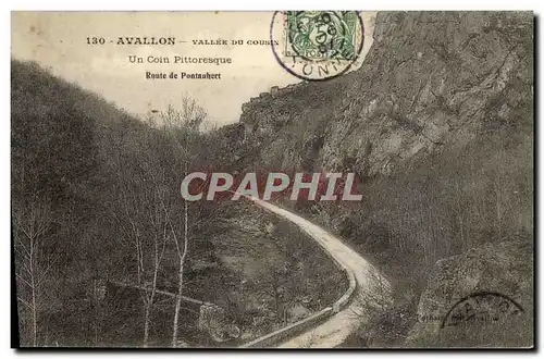 Ansichtskarte AK Avallon Vallee Du Cousin Un Coin Pittoresque Route de Pontaubert