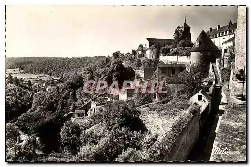 Cartes postales moderne Avallon Les Remparts Et l&#39Eglise St Lazare