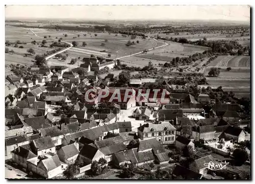 Cartes postales moderne Chailley Vue Aerienne Sur La Mairie Et l&#39Eglise