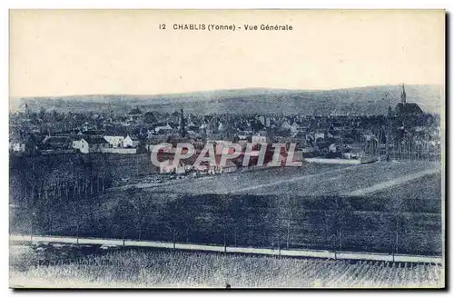 Cartes postales Chablis Vue Generale