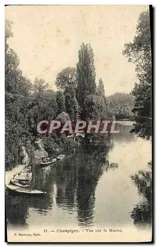 Cartes postales Champigny Vue Sur La Marne