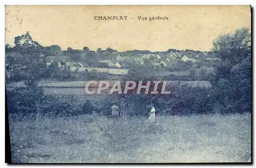 Cartes postales Champlay Vue Generale