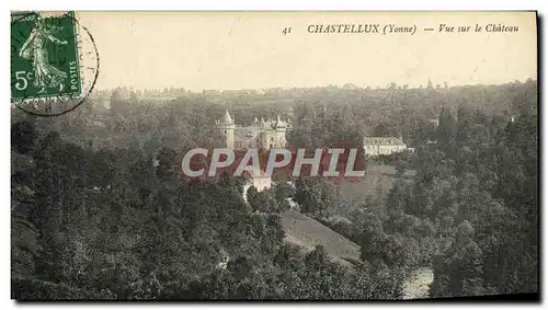 Cartes postales Chastellux Vue Sur Le Chateau