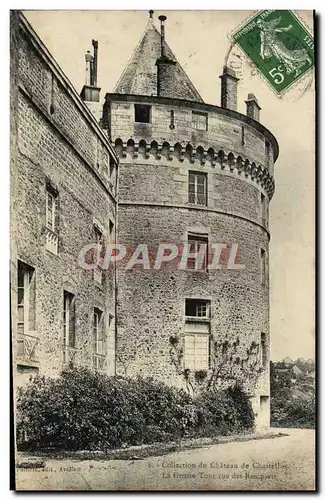 Cartes postales Collection Du Chastellux De Chastellux La Grosse Tour vue Des Remparts