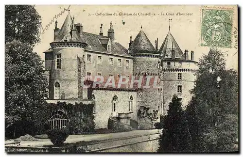 Ansichtskarte AK Collection Du Chateau De Chastellux La Cour d&#39Honneur