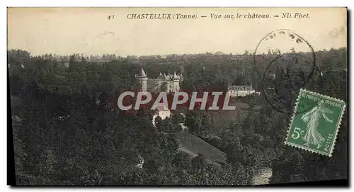 Cartes postales hateau de Chastellux