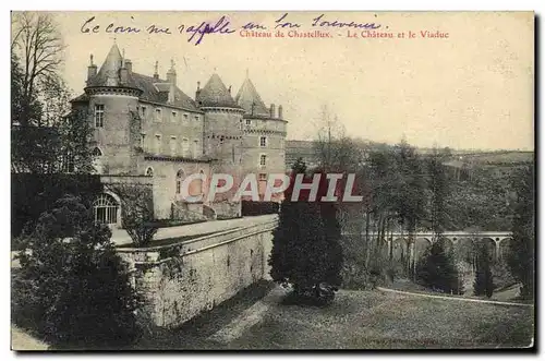 Ansichtskarte AK Chateau de Chastellux Le viaduc