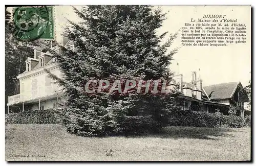 Cartes postales Dixmont La Maison Des d'Eichtal
