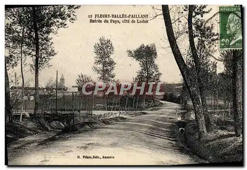Cartes postales Fleury Vallee d'Aillant Entree Du Pays Cote De Laduz