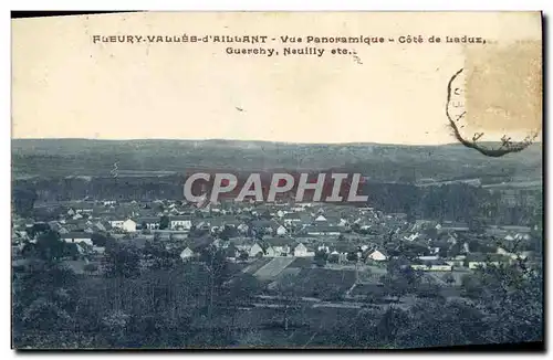 Ansichtskarte AK Fleury Vallee d&#39Aillant Vue Panoramique Cote De Laduz Guerchy Neuilly