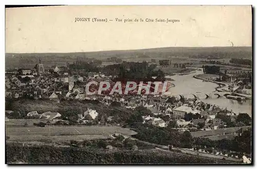 Ansichtskarte AK Joigny Vue Prise De La Cote Saint Jacques