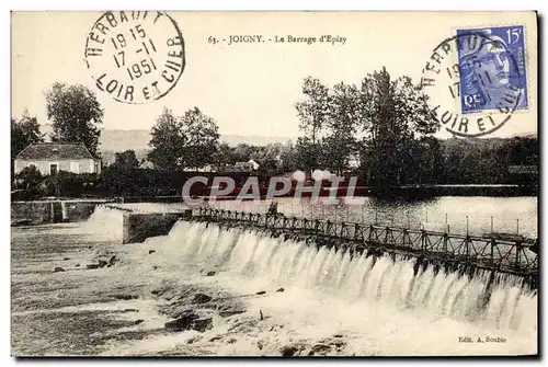 Ansichtskarte AK Joigny Le Barrage d&#39Epizy