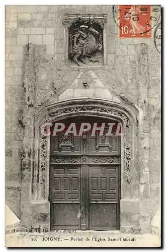 Ansichtskarte AK Joigny Portail De l&#39Eglise Saint Thibault