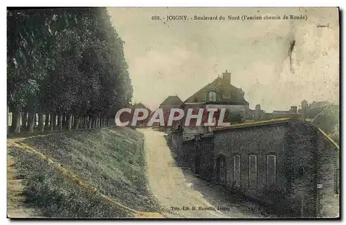 Ansichtskarte AK Joigny Boulevard Du Nord Ancien chemin de ronde