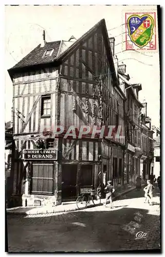 Cartes postales moderne Joigny Vieille Maison L&#39Arbre De Jesse Boucherie Chevaline Durand