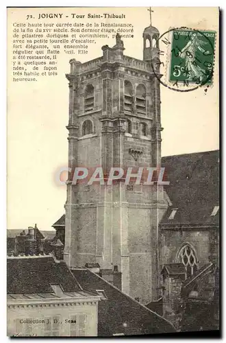 Cartes postales Joigny Tour Saint Thibault