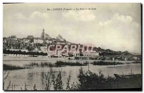 Ansichtskarte AK Joigny Le Pont Et Le Quai