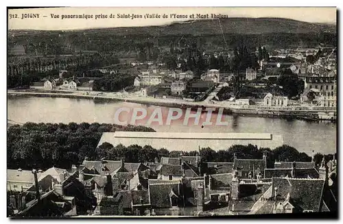 Ansichtskarte AK Joigny Vue Panoramique Prise De Saint Jean Vallee de l&#39Yonne et Mont Tholon