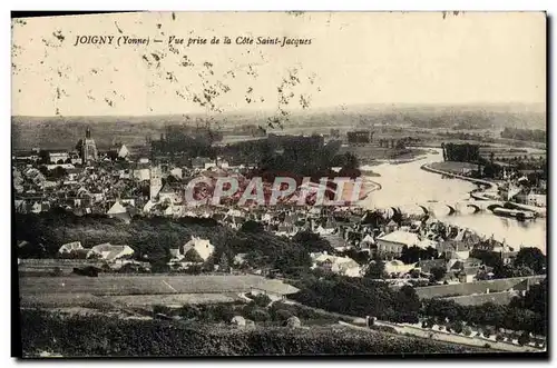 Ansichtskarte AK Joigny Vue Prise De La Cote Saint Jacques