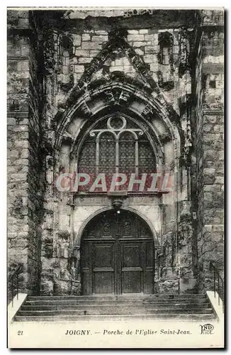 Cartes postales Joigny Porche De l&#39Eglise Saint Jean