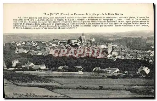 Ansichtskarte AK Joigny Panorama De La Ville Pirse De La Route Neuve