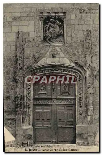 Cartes postales Joigny Portail De l&#39Eglise Saint Thibault