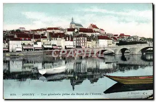 Cartes postales Joigny Vue Generale Prise du bord de l&#39Yonne