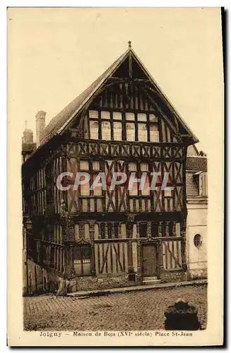 Cartes postales Joigny Maison de Bois 16eme Place St Jean